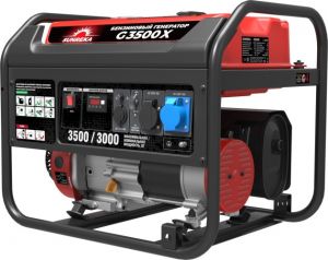 Генератор бензиновый  G3500X (3,5кВт, 1ф, ручной запуск)
